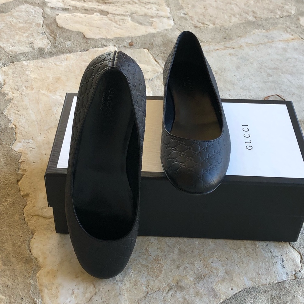 NIB Gucci Microguccissima soft ballet flat sz 8.5 - Picture 5 of 8